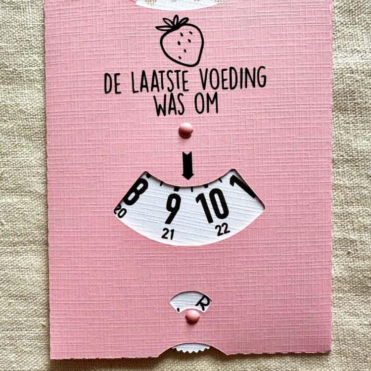 Voedingskaart roze aardbei