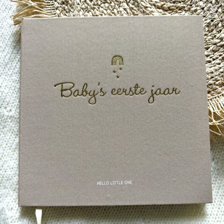 Invulboek baby's eerste jaar.